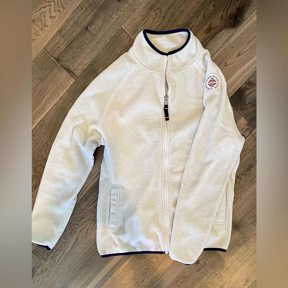 Pendleton Aztec Patch Fleece, Size Small - image 1